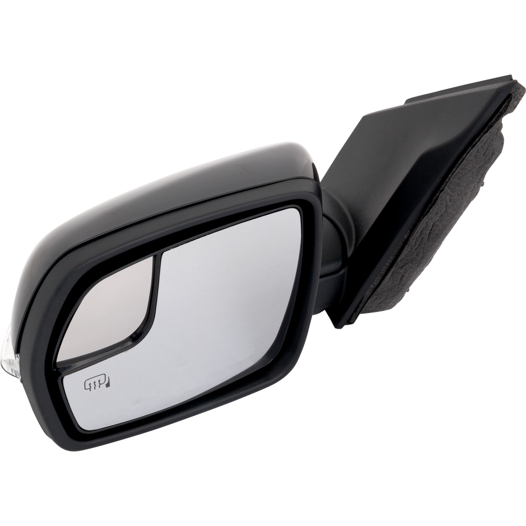 EDGE 19-20 MIRROR LH, Power, Manual Folding, Heated, Paintable, w/ In-housing Signal Light, w/o Auto Dimming, BSD, and Memory
