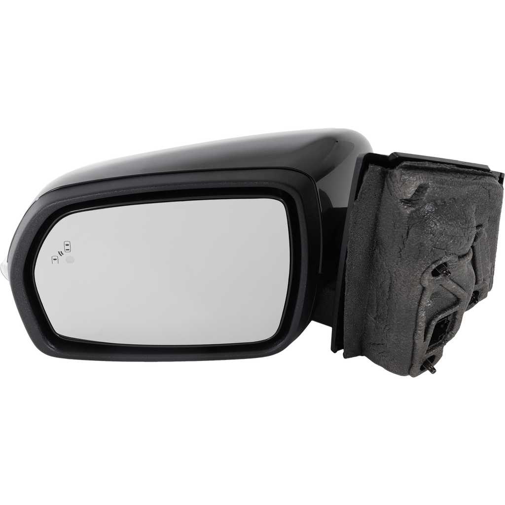 EDGE 18-18 MIRROR LH, Power, Manual Folding, Heated, Paintable, w/ In-housing Signal Light, Puddle Light, BSD in Glass, w/o Memory, Auto-Dimming