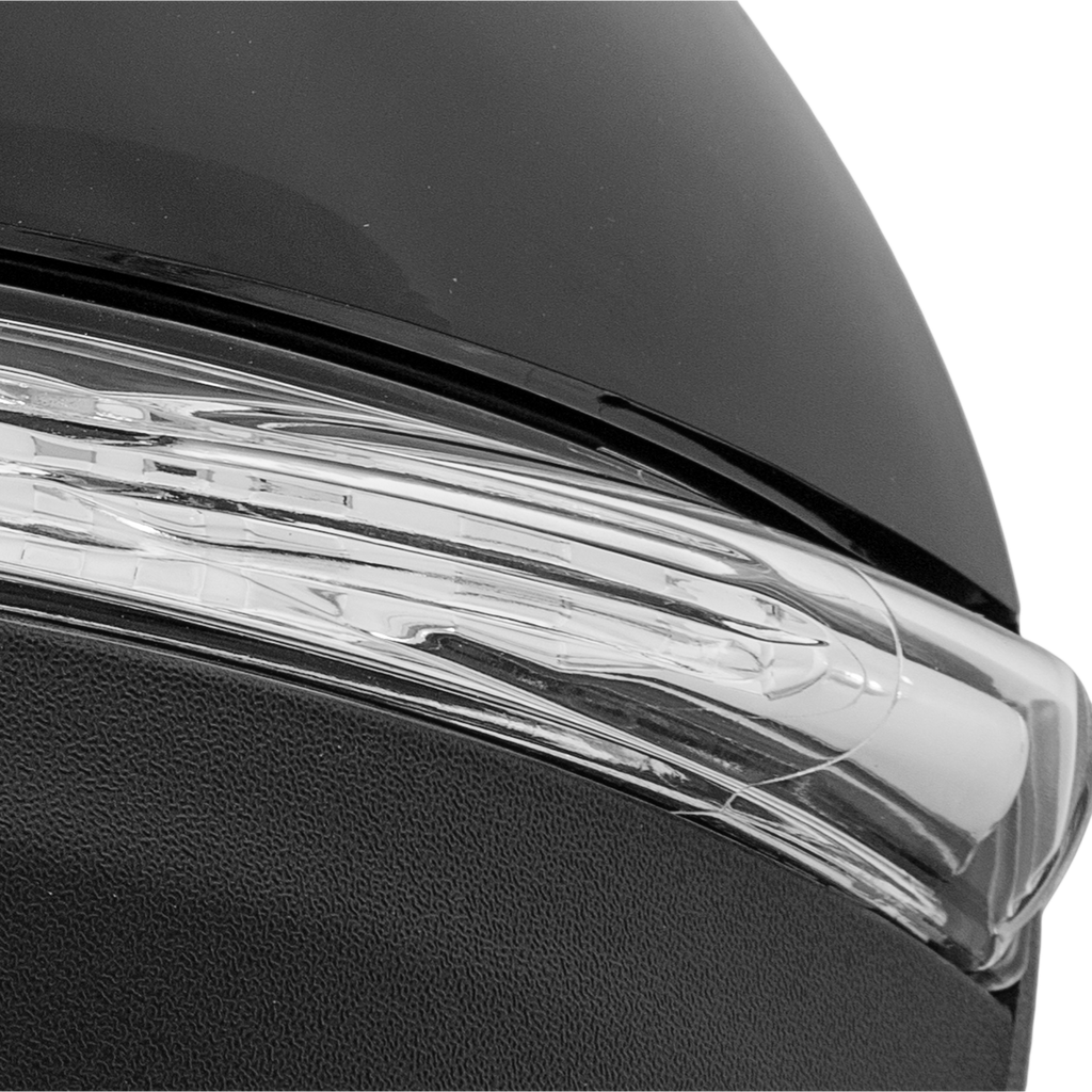 EDGE 18-18 MIRROR LH, Power, Manual Folding, Heated, Paintable, w/ In-housing Signal Light, Puddle Light, BSD in Glass, w/o Memory, Auto-Dimming