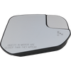 TRANSIT CONNECT 16-22 MIRROR GLASS LH, Non-Towing, Power, Non-Folding, Heated, w/ BSD and Side Object Sensor, w/o Signal Light, Memory, Puddle Light and Auto Dimming