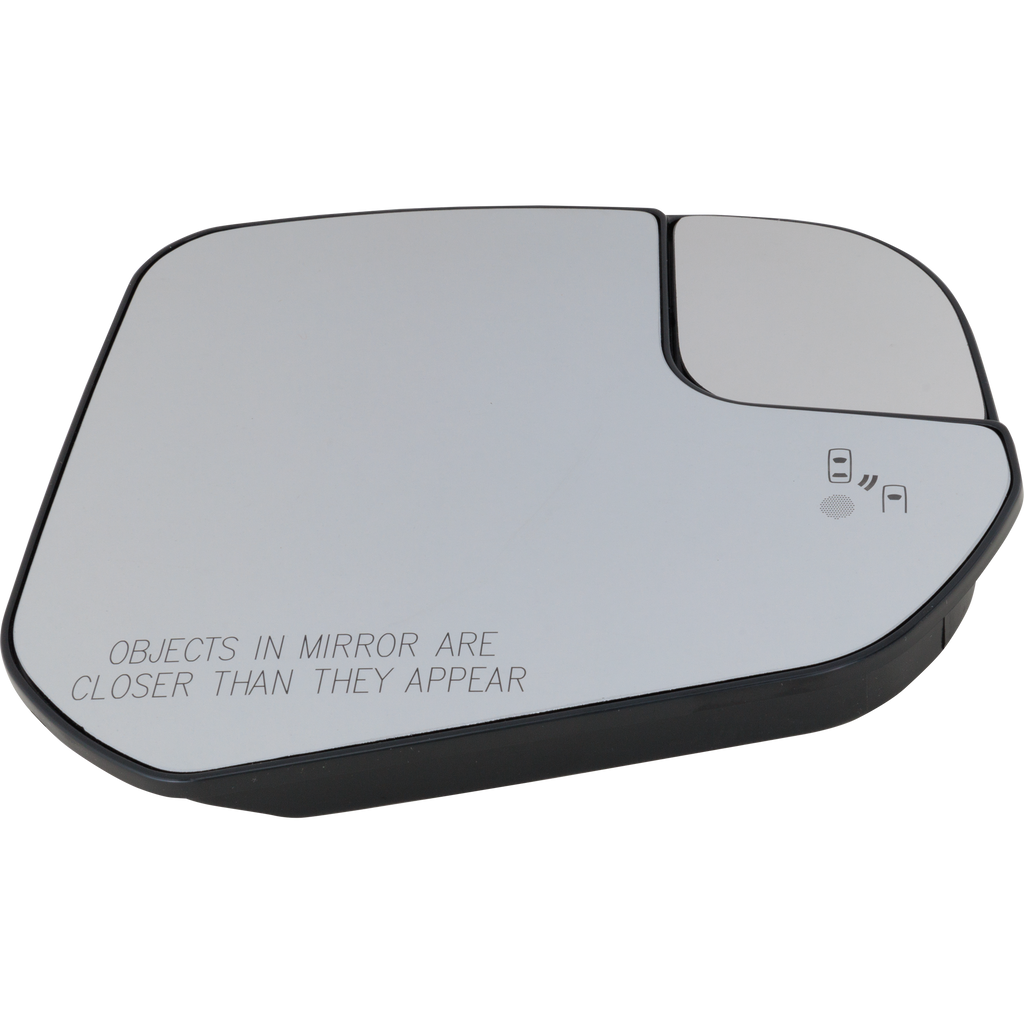 TRANSIT CONNECT 16-22 MIRROR GLASS LH, Non-Towing, Power, Non-Folding, Heated, w/ BSD and Side Object Sensor, w/o Signal Light, Memory, Puddle Light and Auto Dimming