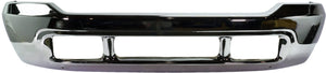 F-SERIES SUPER DUTY / EXCURSION 99-04 FRONT BUMPER, Chrome, w/o Holes for Lower Cover