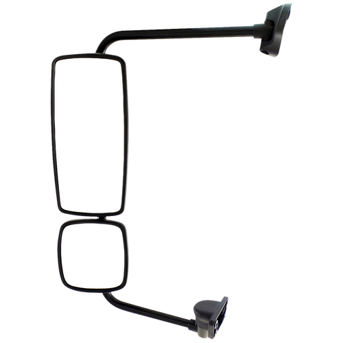 FREIGHTLINER COLUMBIA/M2 100/106 04-16 MIRROR LH, Manual Adjust, Non-Folding, Non-Heated, Paintable, Wide Angle, w/ Arm