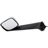 FREIGHTLINER CASCADIA 18-21 HOOD MIRROR LH, Manual Adjust, Non-Folding, Heated, Chrome