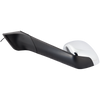 FREIGHTLINER CASCADIA 18-21 HOOD MIRROR LH, Manual Adjust, Non-Folding, Heated, Chrome