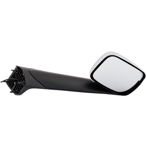 FREIGHTLINER CASCADIA 18-21 HOOD MIRROR RH, Manual Adjust, Non-Folding, Heated, Chrome
