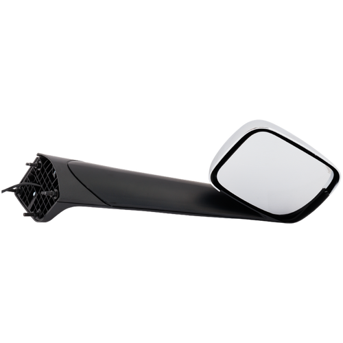 FREIGHTLINER CASCADIA 18-21 HOOD MIRROR RH, Manual Adjust, Non-Folding, Heated, Chrome
