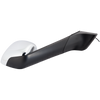 FREIGHTLINER CASCADIA 18-21 HOOD MIRROR RH, Manual Adjust, Non-Folding, Heated, Chrome