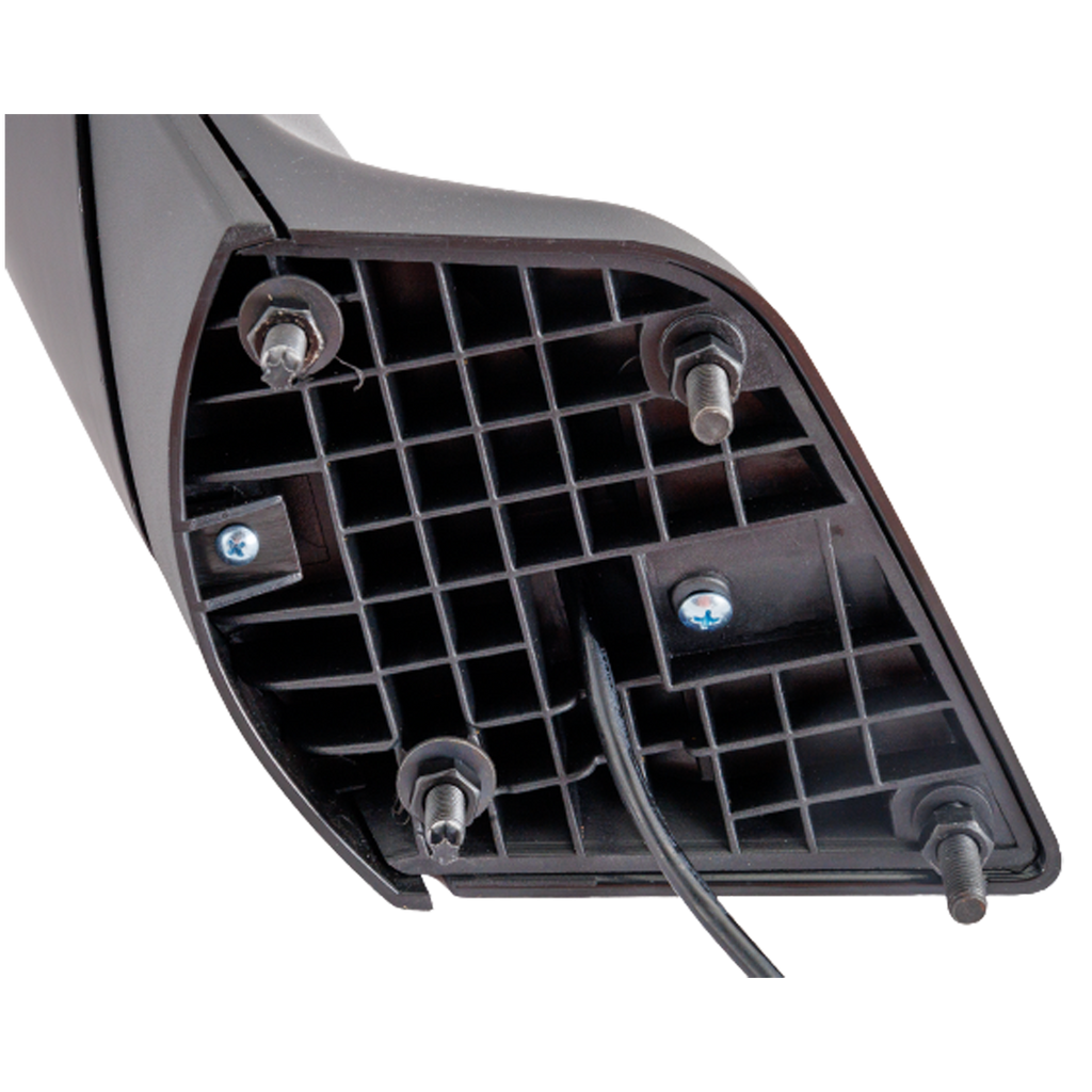 FREIGHTLINER CASCADIA 18-21 HOOD MIRROR RH, Manual Adjust, Non-Folding, Heated, Chrome