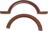 FELPRO REAR MAIN SEAL SET -- Rubber two-piece double lip; Designed to be high quality direct fit r