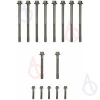 FELPRO CYLINDER HEAD BOLT SET -- A complete set of the highest quality head bolts and hardened washe