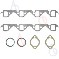 FELPRO EXHAUST MANIFOLD GASKET SET STEEL CORE LAMINATE -- A high quality direct fit OE replacement