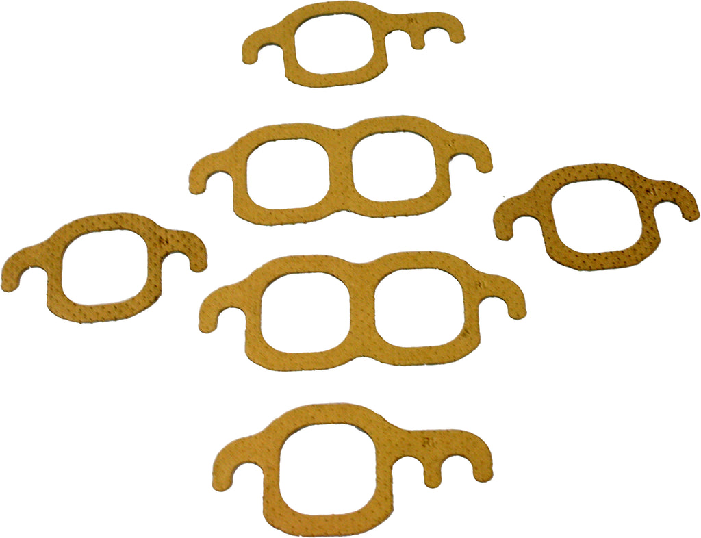 FELPRO EXHAUST MANIFOLD GASKET SET COMPRESSED FIBER LAMINATE -- A high quality direct fit OE repla