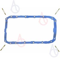 FELPRO OIL PAN GASKET SET -- Includes PermaDry molded rubber gasket; Provides superior fit, sealing