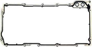 FELPRO OIL PAN GASKET SET -- Includes PermaDry molded rubber gasket; Provides superior fit, sealing