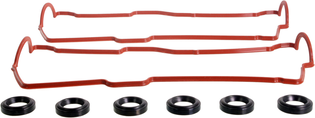FELPRO VALVE COVER GASKET SET -- Includes PermaDry molded gasket and spark plug tube seals; Designed
