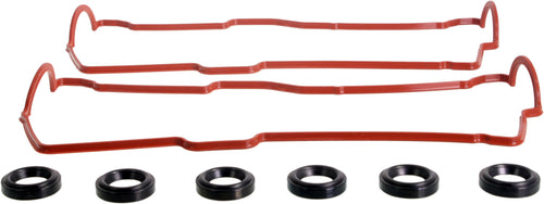 FELPRO VALVE COVER GASKET SET -- Includes PermaDry molded gasket and spark plug tube seals; Designed