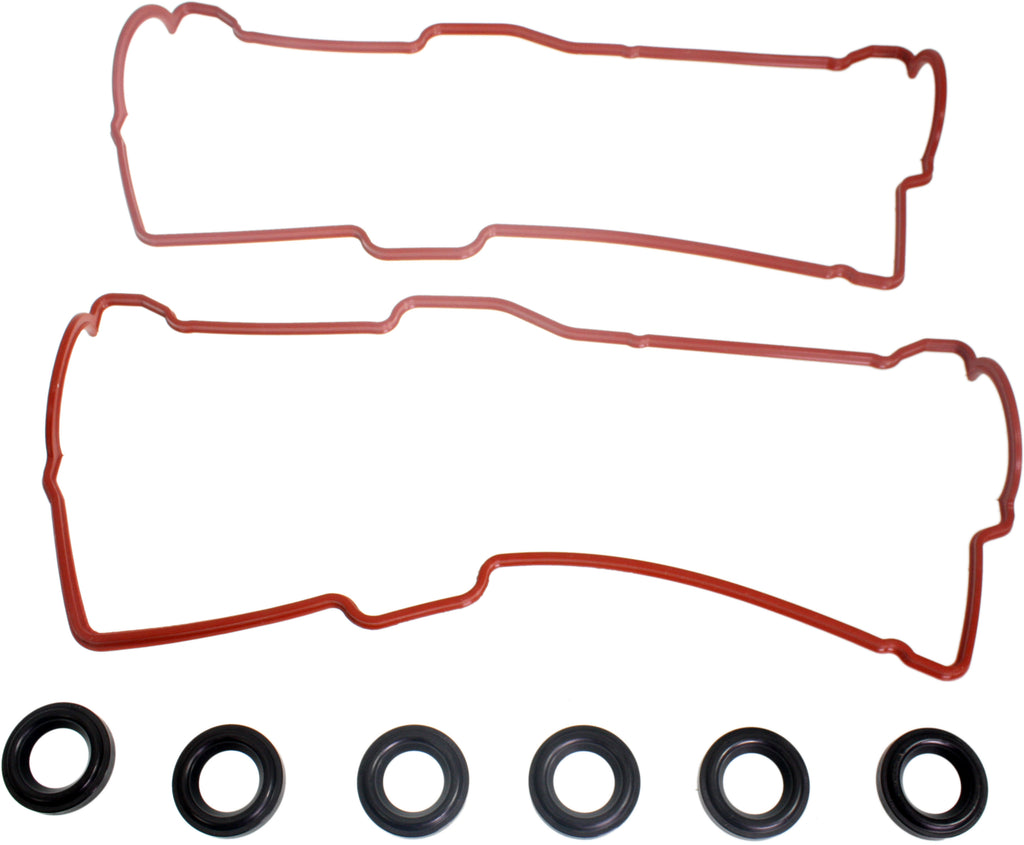 FELPRO VALVE COVER GASKET SET -- Includes PermaDry molded gasket and spark plug tube seals; Designed