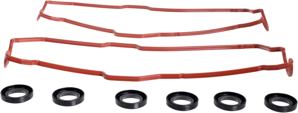 FELPRO VALVE COVER GASKET SET -- Includes PermaDry molded gasket and spark plug tube seals; Designed