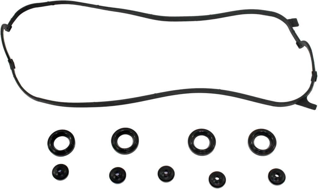 FELPRO VALVE COVER GASKET SET -- Includes PermaDry molded rubber gasket grommets and spark plug tub