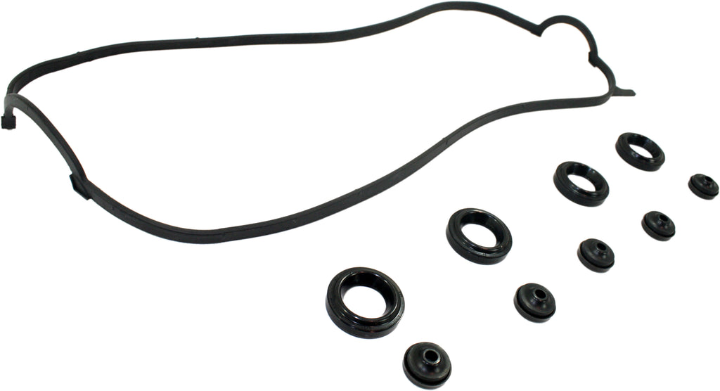 FELPRO VALVE COVER GASKET SET -- Includes PermaDry molded rubber gasket grommets and spark plug tub