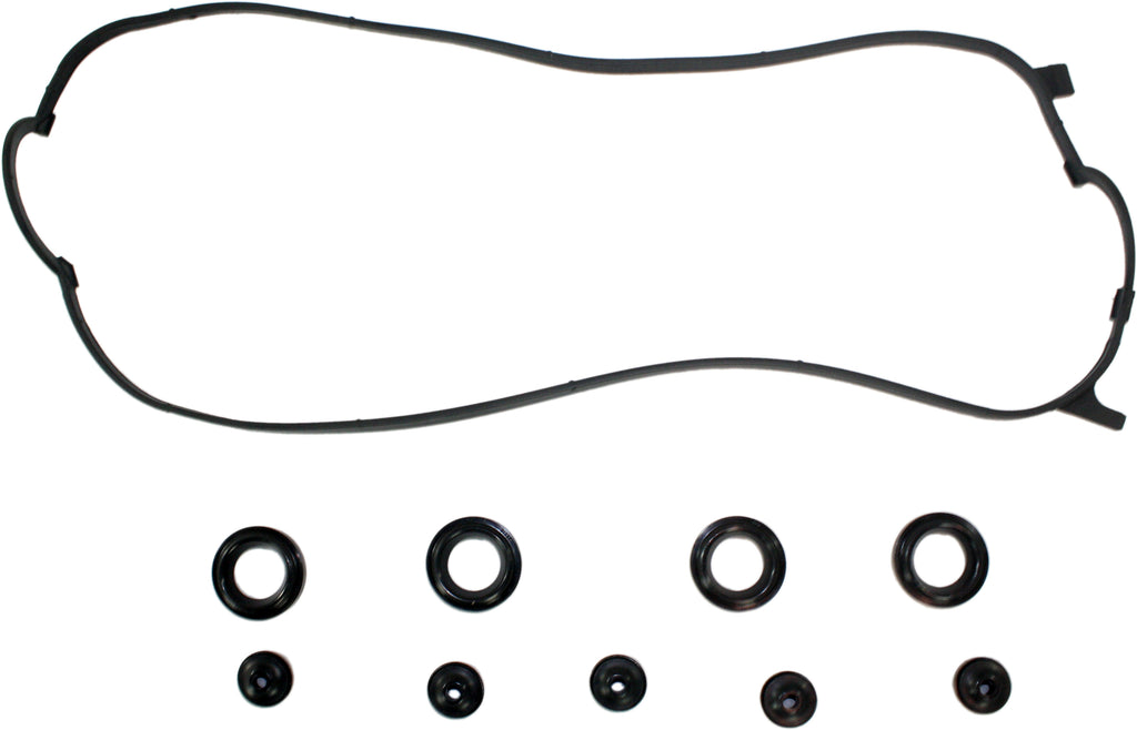 FELPRO VALVE COVER GASKET SET -- Includes PermaDry molded rubber gasket grommets and spark plug tub