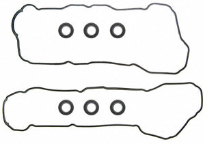 FELPRO VALVE COVER GASKET SET -- Includes PermaDry molded rubber gasket and spark plug tube seals; D