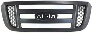 RANGER 06-11 GRILLE, Textured Dark Gray Shell, w/ Black Inner Grille, XL/XLT Models, w/o STX Model