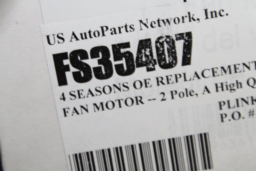 4 SEASONS OE REPLACEMENT A/C CONDENSER FAN MOTOR -- 2 Pole, A High Quality And Direct Fit Part, Guar