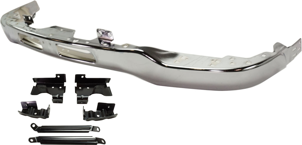 SIERRA 03-06 FRONT BUMPER, Chrome, w/ Fog Light Hole, w/ Bracket, Includes 2007 Classic