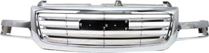 SIERRA 1500 03-07/2500 03-04 GRILLE, Chrome Shell and Insert, Fits 2007 Classic, All Chromed, Performance