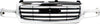 SIERRA 1500 03-06/2500 03-04 GRILLE, Chrome Shell/Black Insert, Includes 2007 Classic