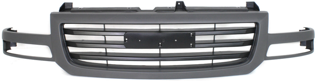 SIERRA 1500 03-07/2500 03-04 GRILLE, Painted Dark Gray Shell/Painted Black Insert, Fits 2007 Classic