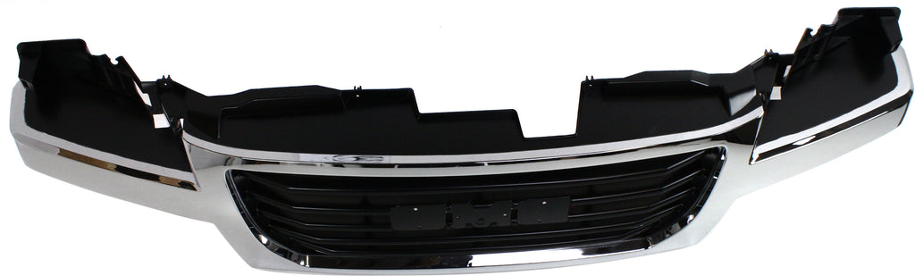 CANYON 04-12 GRILLE, Chrome Shell/Black Insert