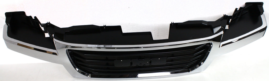 CANYON 04-12 GRILLE, Chrome Shell/Black Insert