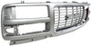 SAVANA VAN 96-02 GRILLE, Painted Gray Shell and Insert, Base/SL/SLE Models, w/ Chr Insrt Opening Mldg, w/ Composite HL