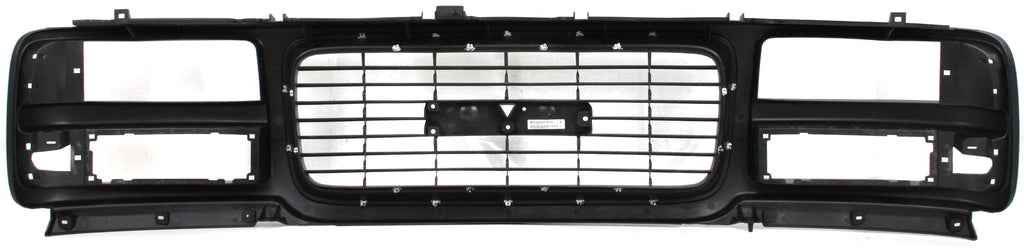 SAVANA VAN 96-02 GRILLE, Painted Gray Shell and Insert, Base/SL/SLE Models, w/ Chr Insrt Opening Mldg, w/ Composite HL