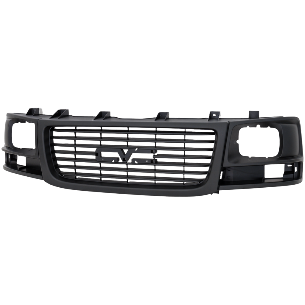 SAVANA VAN 03-23 GRILLE, Textured Black Shell and Insert, w/ Sealed Beam Headlight