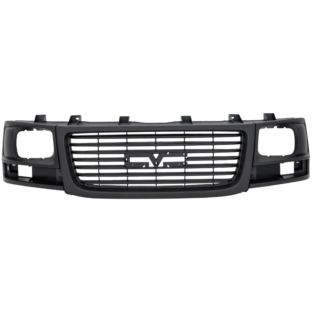 SAVANA VAN 03-23 GRILLE, Textured Black Shell and Insert, w/ Sealed Beam Headlight