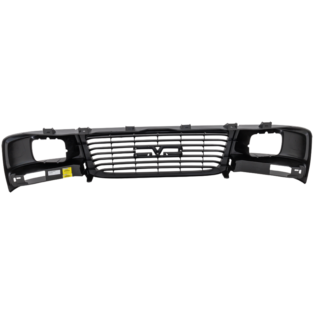 SAVANA VAN 03-23 GRILLE, Textured Black Shell and Insert, w/ Sealed Beam Headlight