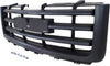 SIERRA 1500 07-13 GRILLE, Textured Black Shell and Insert, (Exc. Base/Denali Models), New Body Style