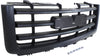 SIERRA 1500 07-13 GRILLE, Textured Black Shell and Insert, (Exc. Base/Denali Models), New Body Style