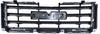 SIERRA 1500 07-13 GRILLE, Textured Black Shell and Insert, (Exc. Base/Denali Models), New Body Style