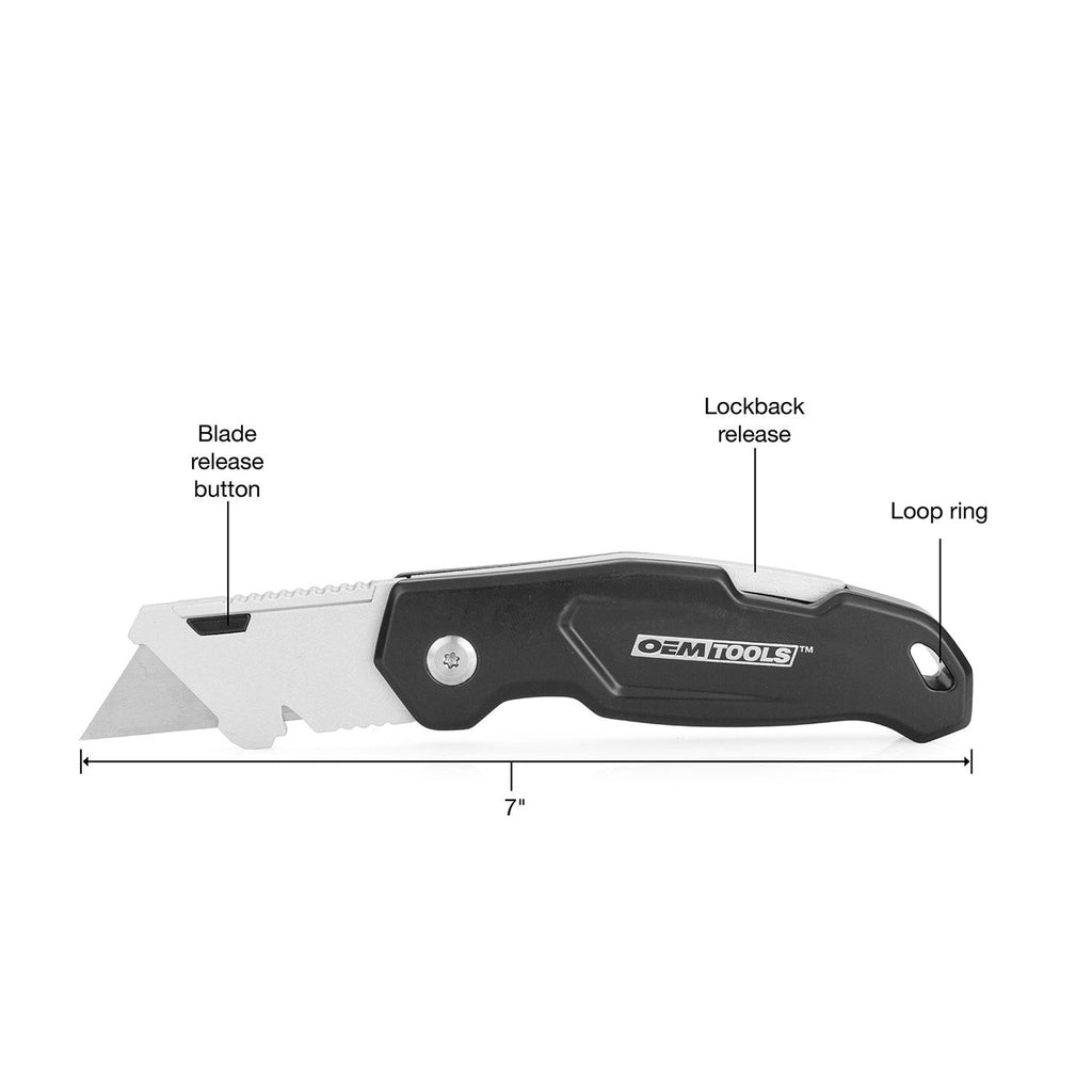 FOLDING UTILITY KNIFE - SMOOTH