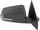 ACADIA 13-15/TRAVERSE 13-14 MIRROR RH, Power, Manual Folding, Heated, Paintable, w/ In-housing Signal Light, w/o Auto Dimming, BSD, and Memory