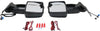 SILVERADO/SIERRA 03-07 TOWING MIRROR RH AND LH, Power, Manual Folding, Heated, Textured, w/ Signal Light and Side Marker, Includes 2007 Classic, w/ Wiring Installation Kit