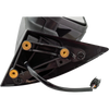 EQUINOX 16-17/TERRAIN 15-17 MIRROR LH, Power, Manual Folding, Heated, Paintable, w/ BSD in Glass, w/o Auto Dimming, Memory, and Signal Light