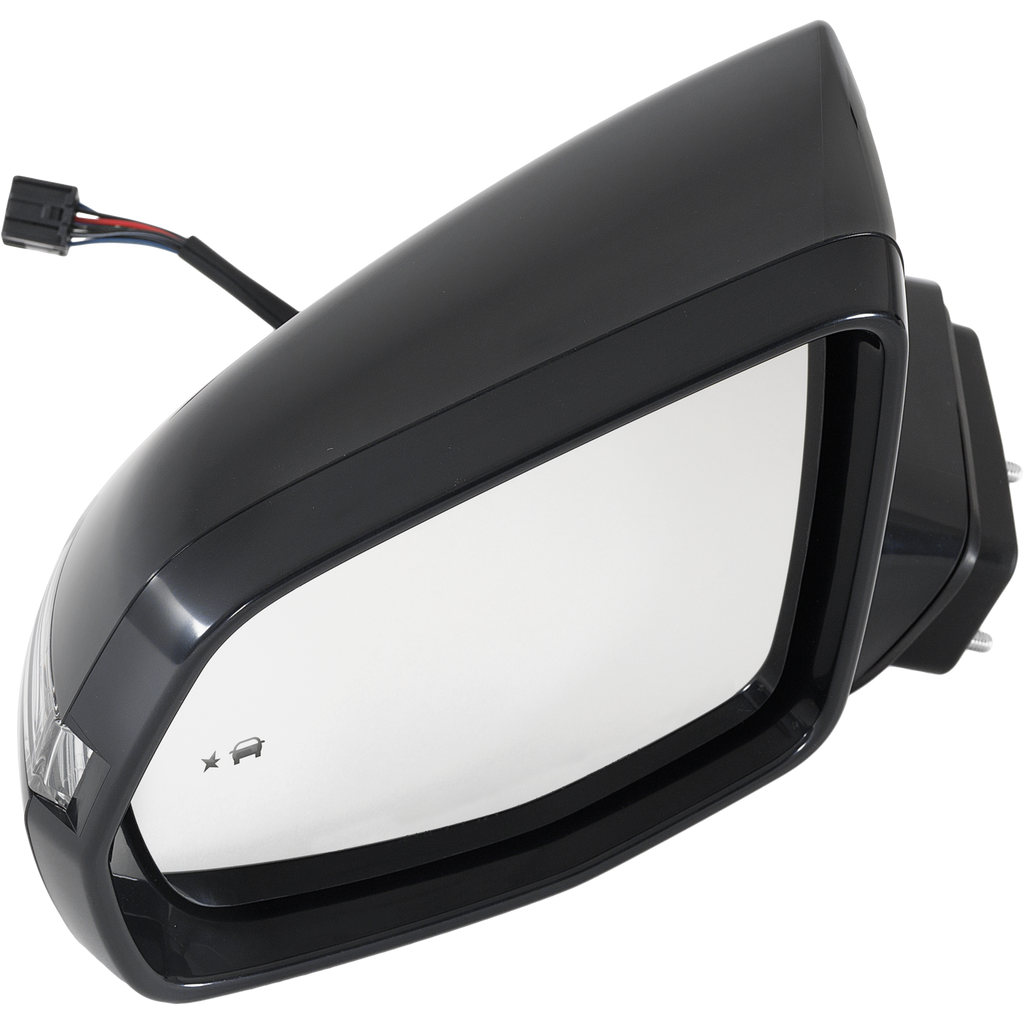 BLAZER 19-22 MIRROR LH, Power, Manual Folding, Heated, Paintable, w/ In-housing Signal Light, BSD in Glass, w/o Memory, Puddle Light, Auto-Dimming
