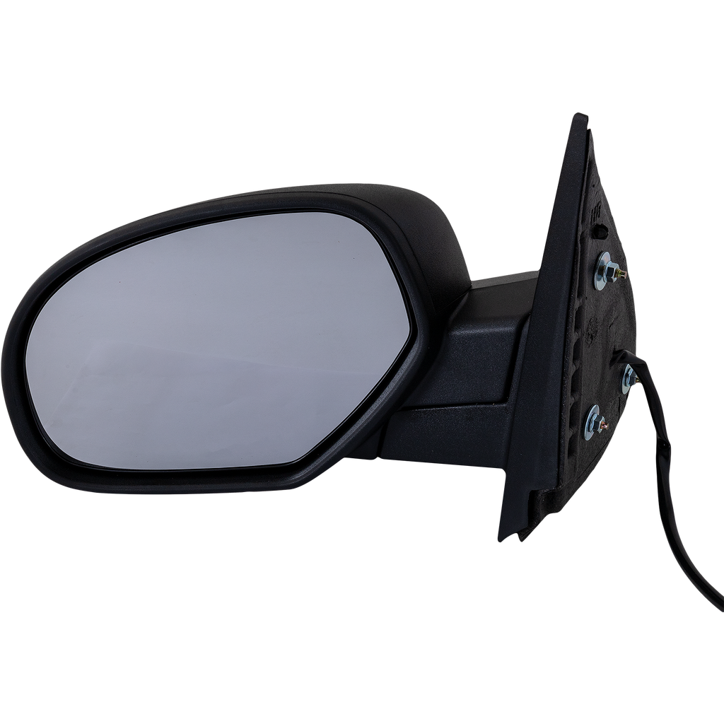 SILVERADO 2500 HD/3500 HD 07-14/SIERRA 2500 HD/3500 HD 07-10 MIRROR LH, Non-Towing, Power, Manual Folding, Non-Heated, Textured, w/o Signal Light