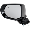 TAHOE 21-23 MIRROR LH, Non-Towing, Power, Manual Folding, Heated, Paintable, w/ BSD, w/o Auto Dimming, Memory, Puddle Light, and Signal Light